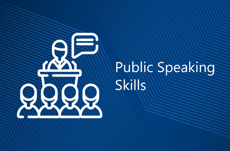 Public-Speaking -Soft Skills training program illustration
