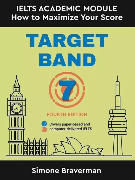 IELTS academic module, How to maximize your score target band book cover image used honor blog 12 Best Books for IELTS Preparation